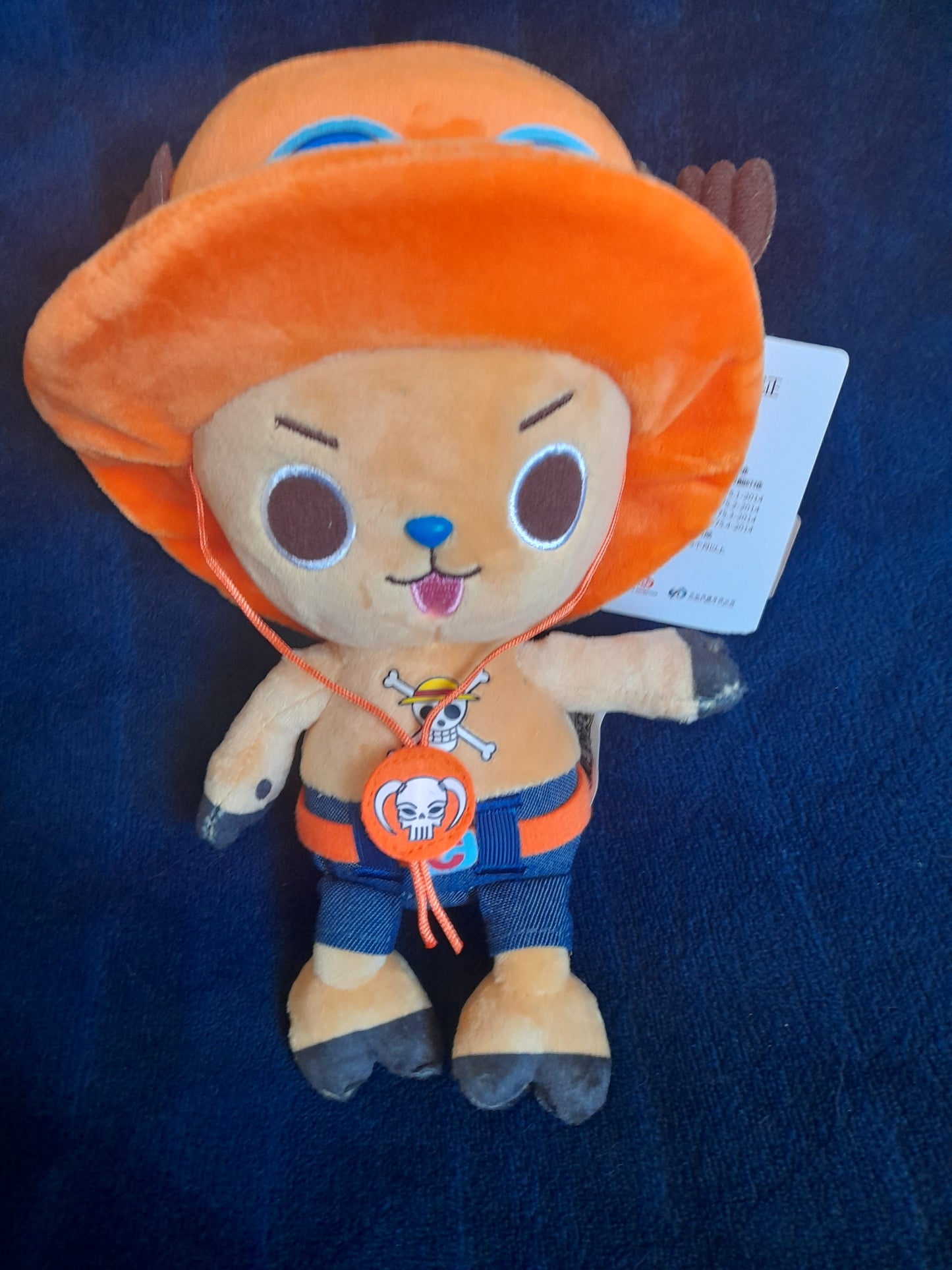 Peluche One Piece TONY TONY CHOPPER X ACE 25 Cm Sakami