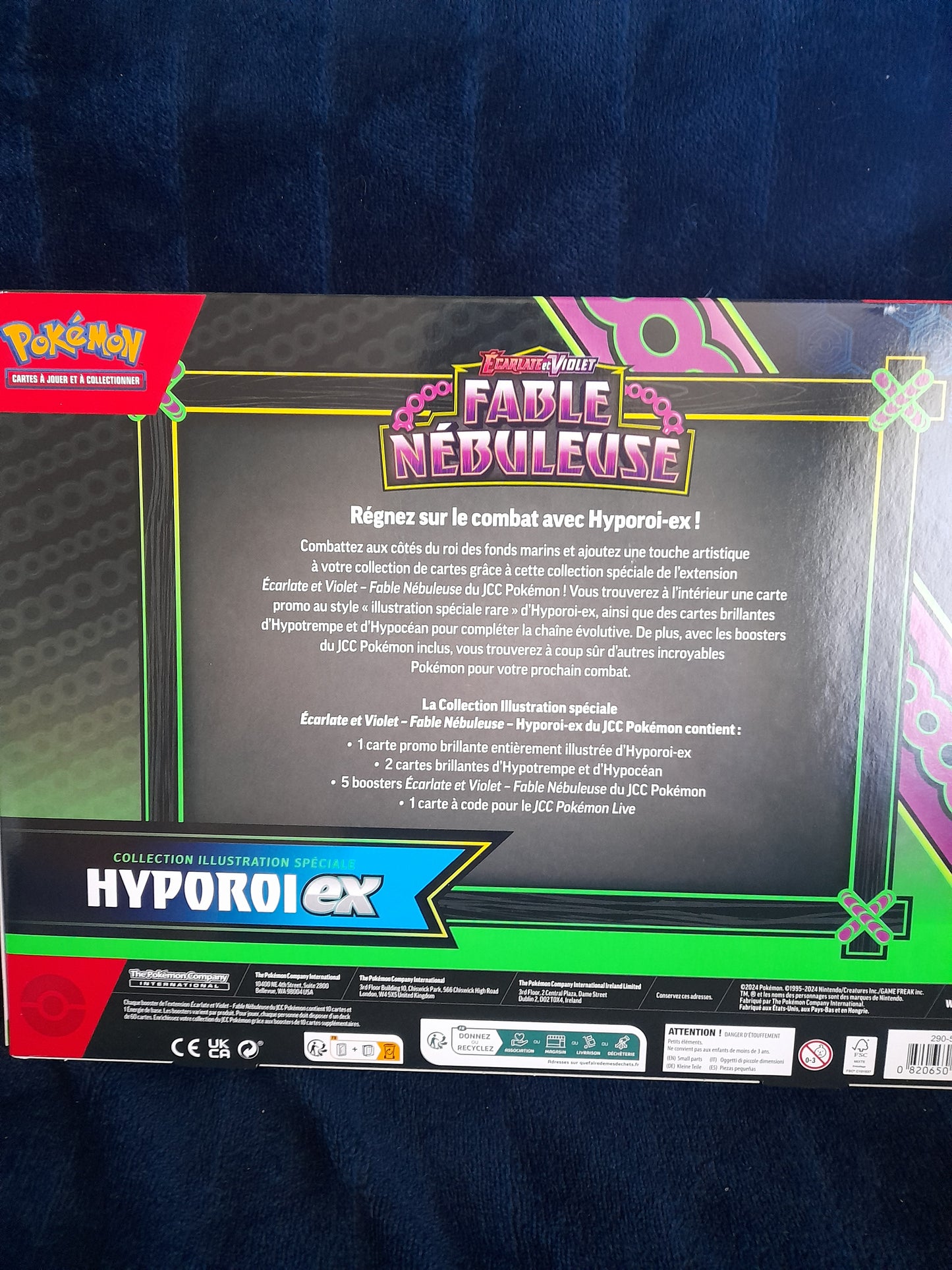 Pokemon - Coffret Hyporoi Ex Ev06.5 Fable Nébuleuse