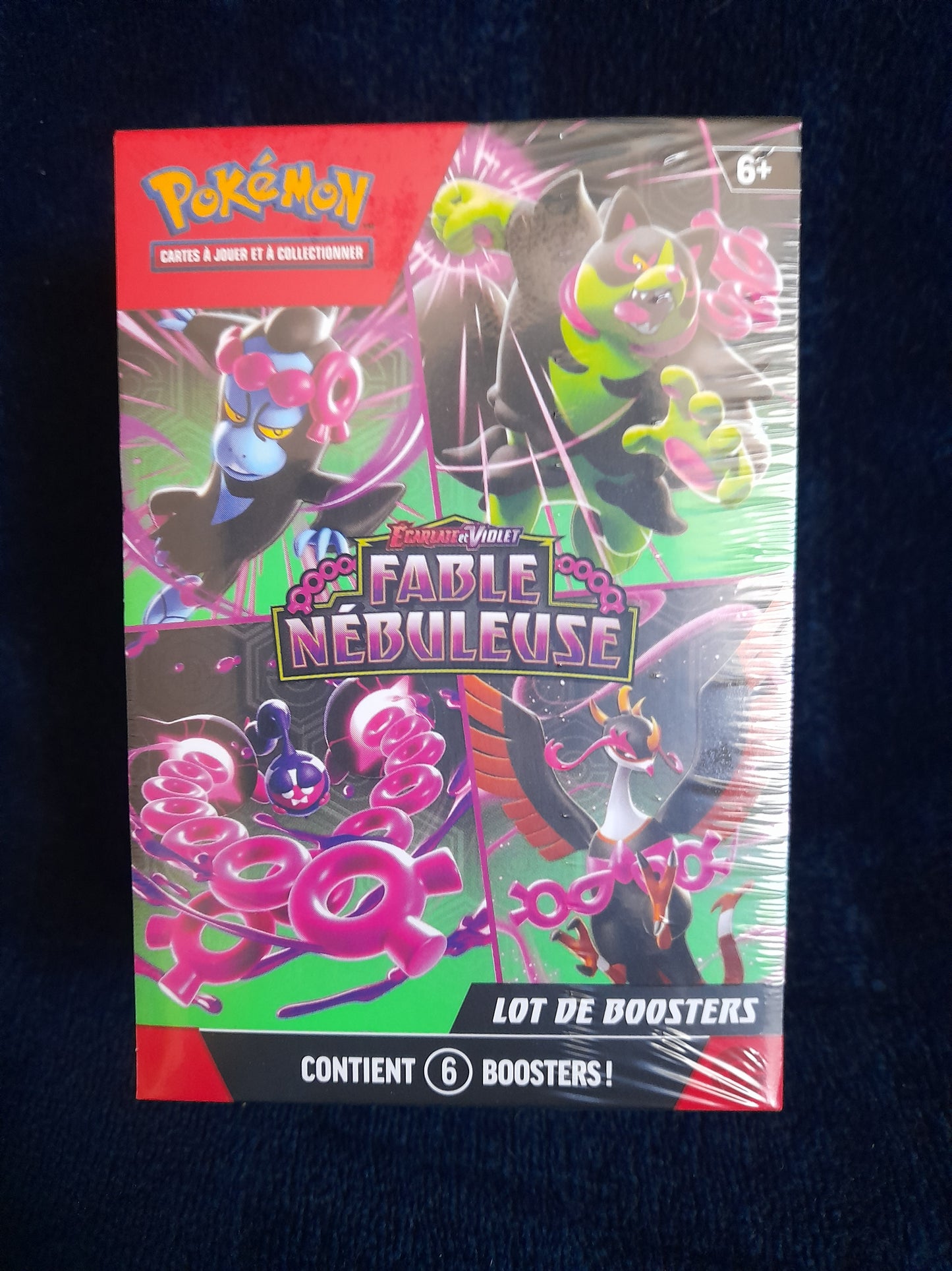 Pokemon bundle 6 boosters EV6.5 Ecarlate et Violet Fable Nébuleuse