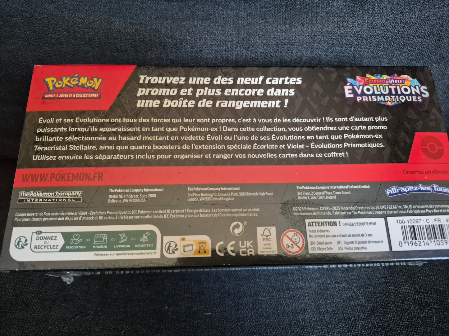 Coffret 4 boosters EV8.5 Évolutions Prismatiques Surprise Box