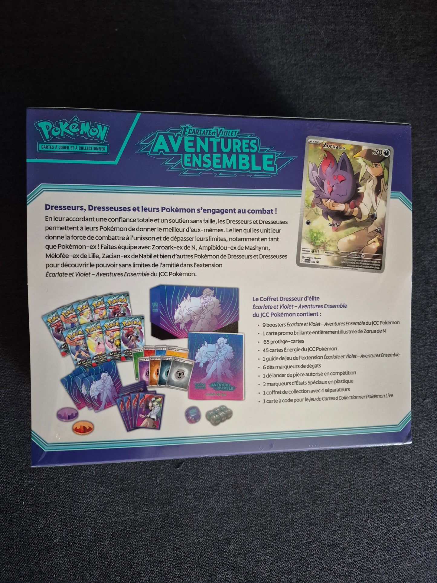 Pokemon Coffret Dresseur d'Elite EV 09 Aventures ensemble