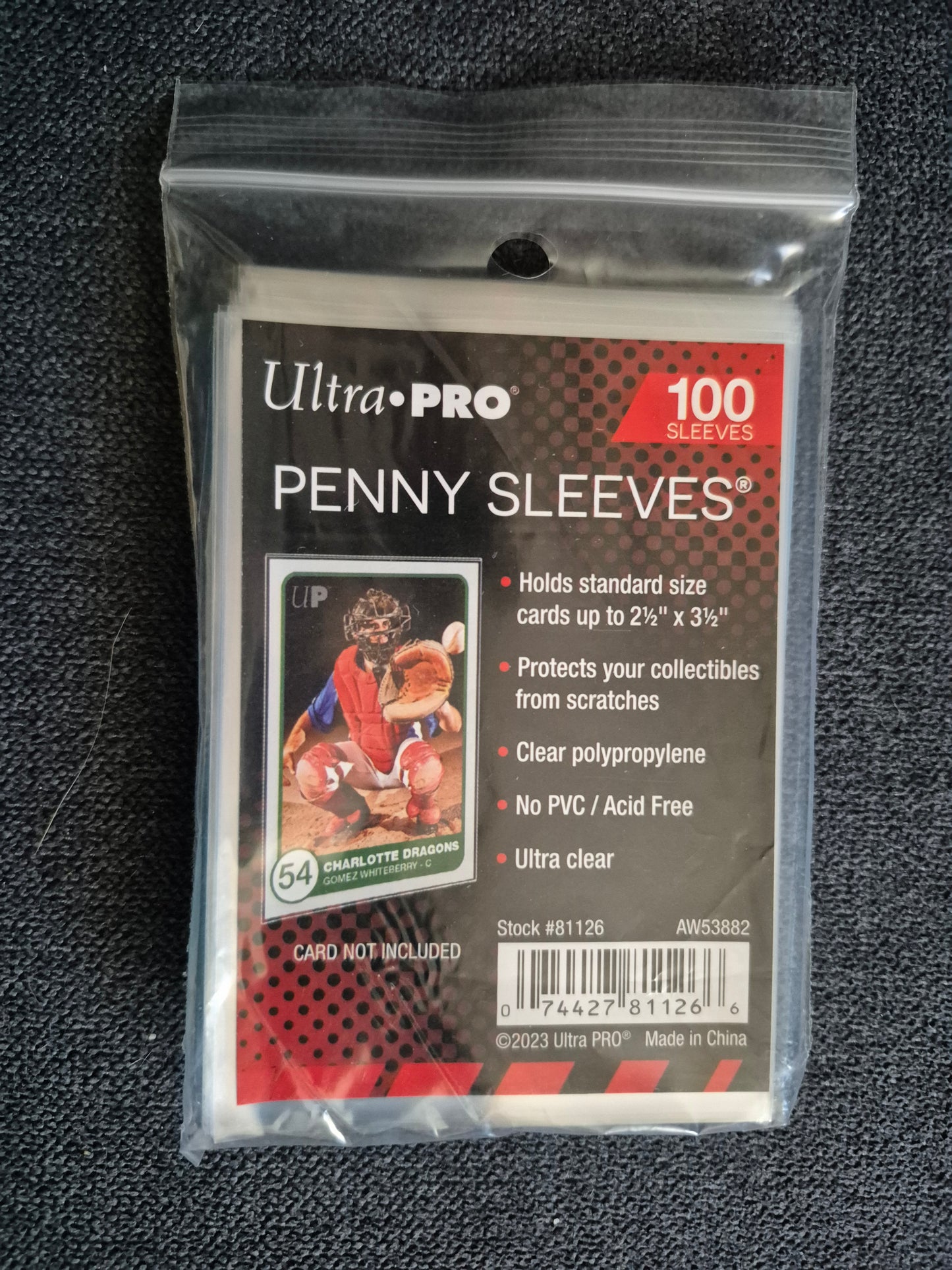 Ultra Pro Sleeves Standard x100 Stor Safe Transparent