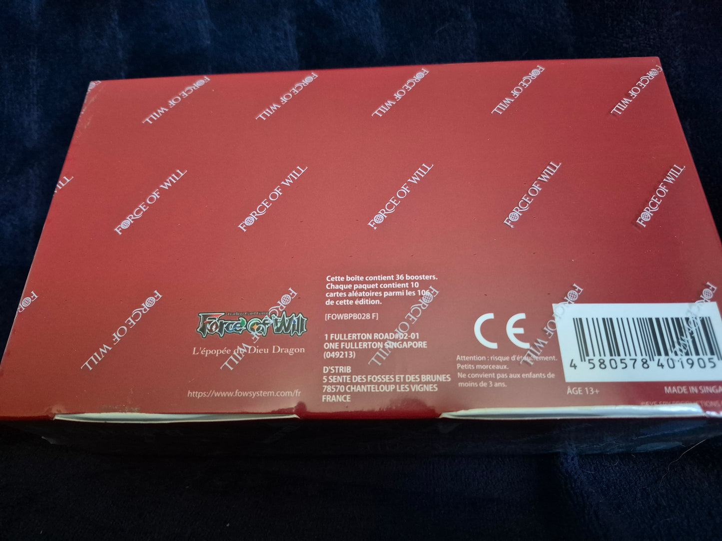 Force of Will display 36 Boosters s1 Saga Cluster L'épopée du Dieu Dragon Version Francaise