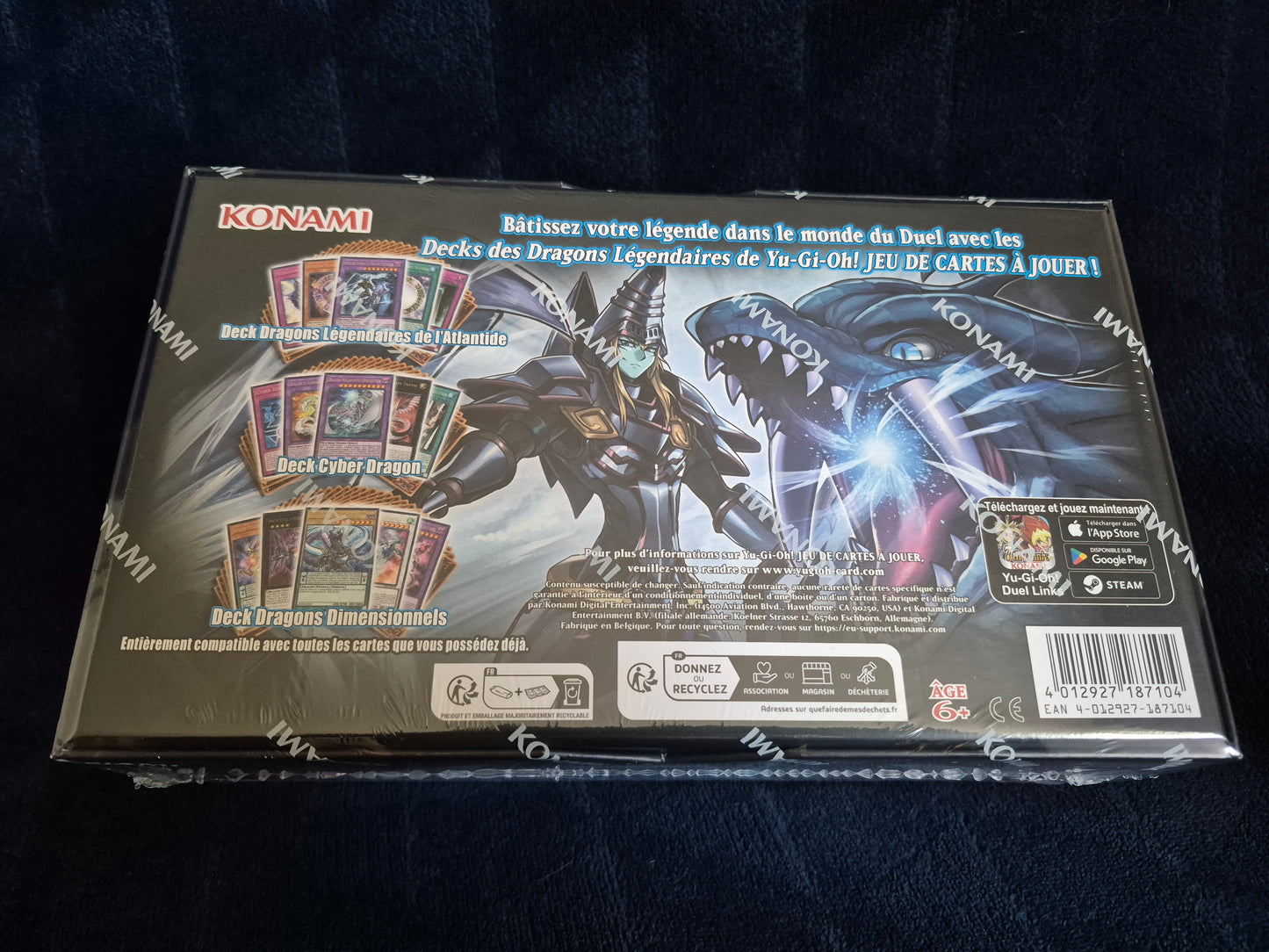Yu-Gi-Oh! Konami Coffret Deck Dragon Légendaire REPRINT