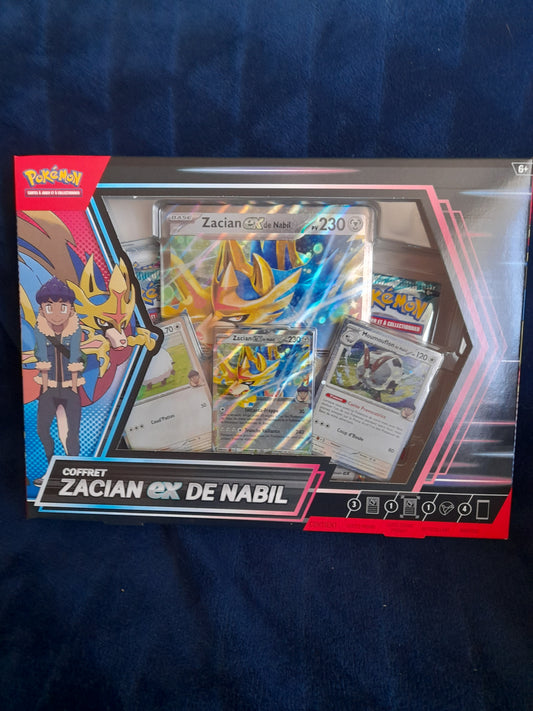 Pokemon - Coffret - 4 boosters - Zacian-ex de Nabil