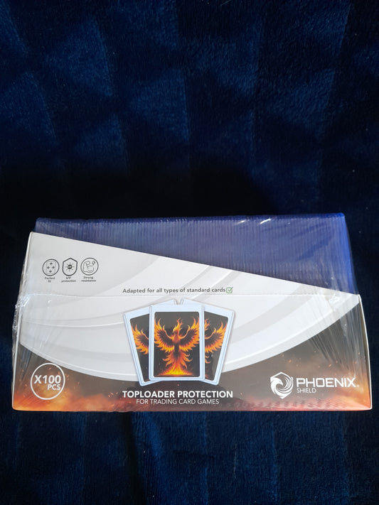 Phoenix Shield - Sleeves - Renforcées - Toploader - 3x4" Clear Regular - par 100